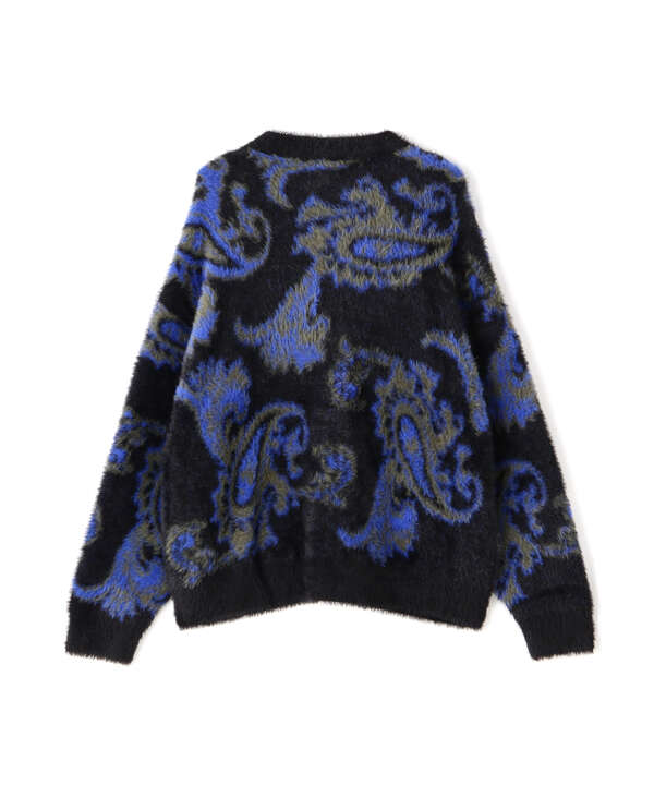 Dankeschon/ダンケシェーン/Nylon Shaggy Damask Cardigan/ナイロンシャギーダマスクカーディガン