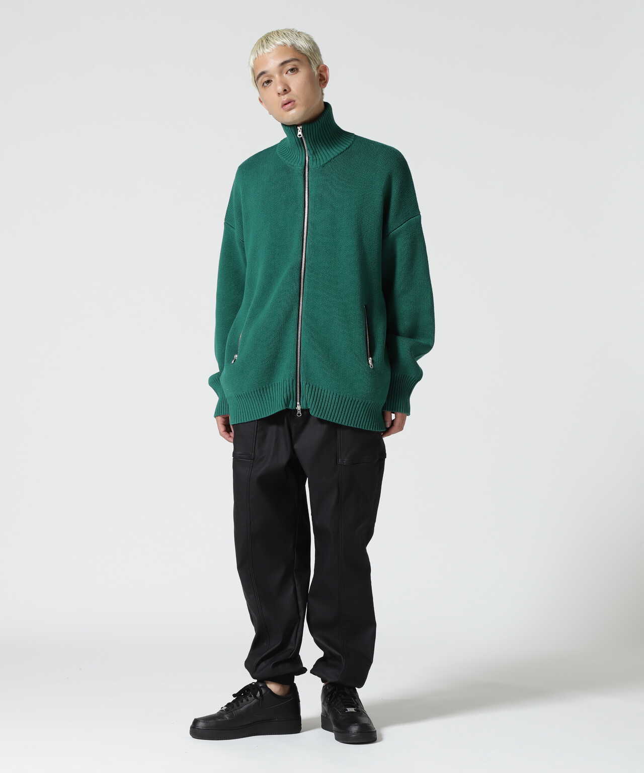 Dankeschon/ダンケシェーン/Zip Up Knit/ジップアップニット | LHP