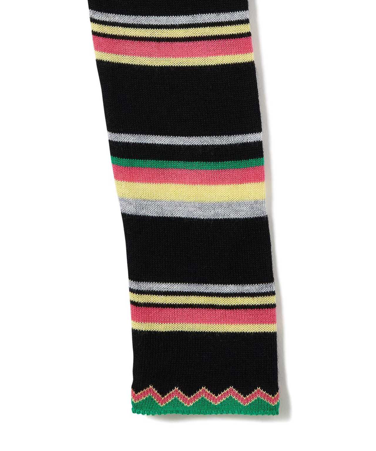 soduk/スドーク/multi color sleeve knit/マルチカラースリーブニット 