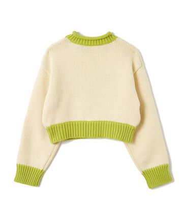 soduk/スドーク/"peace" knit top w/ Tezzo Suzuki/ニットトップ