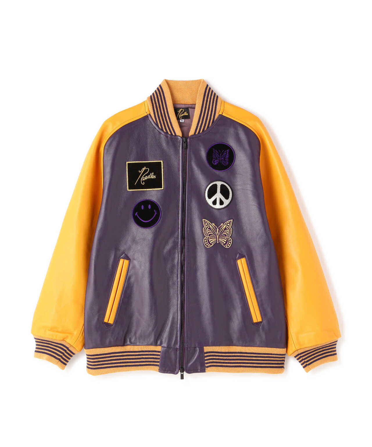 希少【美品】Needles award jacketレザー ジャケット XS