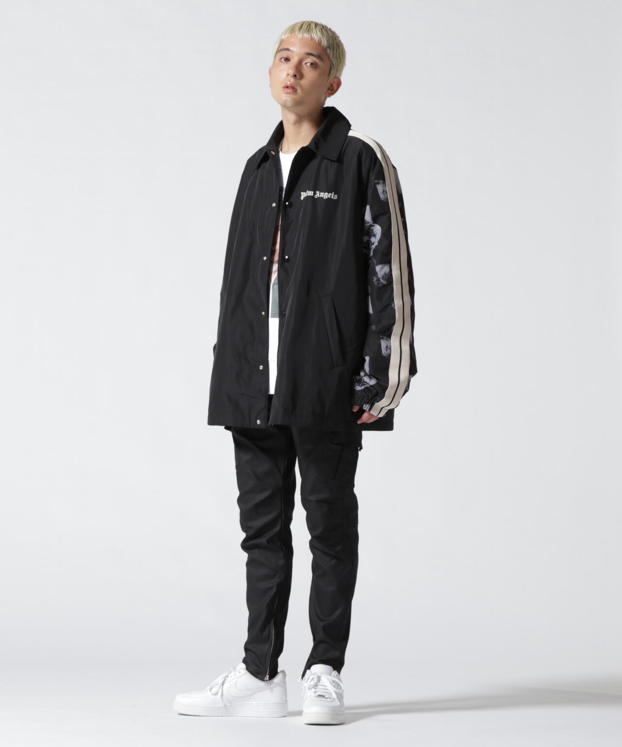 PalmAngels/パームエンジェルス/SLEEVE PRINT COACH JACKET | LHP ( エルエイチピー ) | US  ONLINE STORE（US オンラインストア）