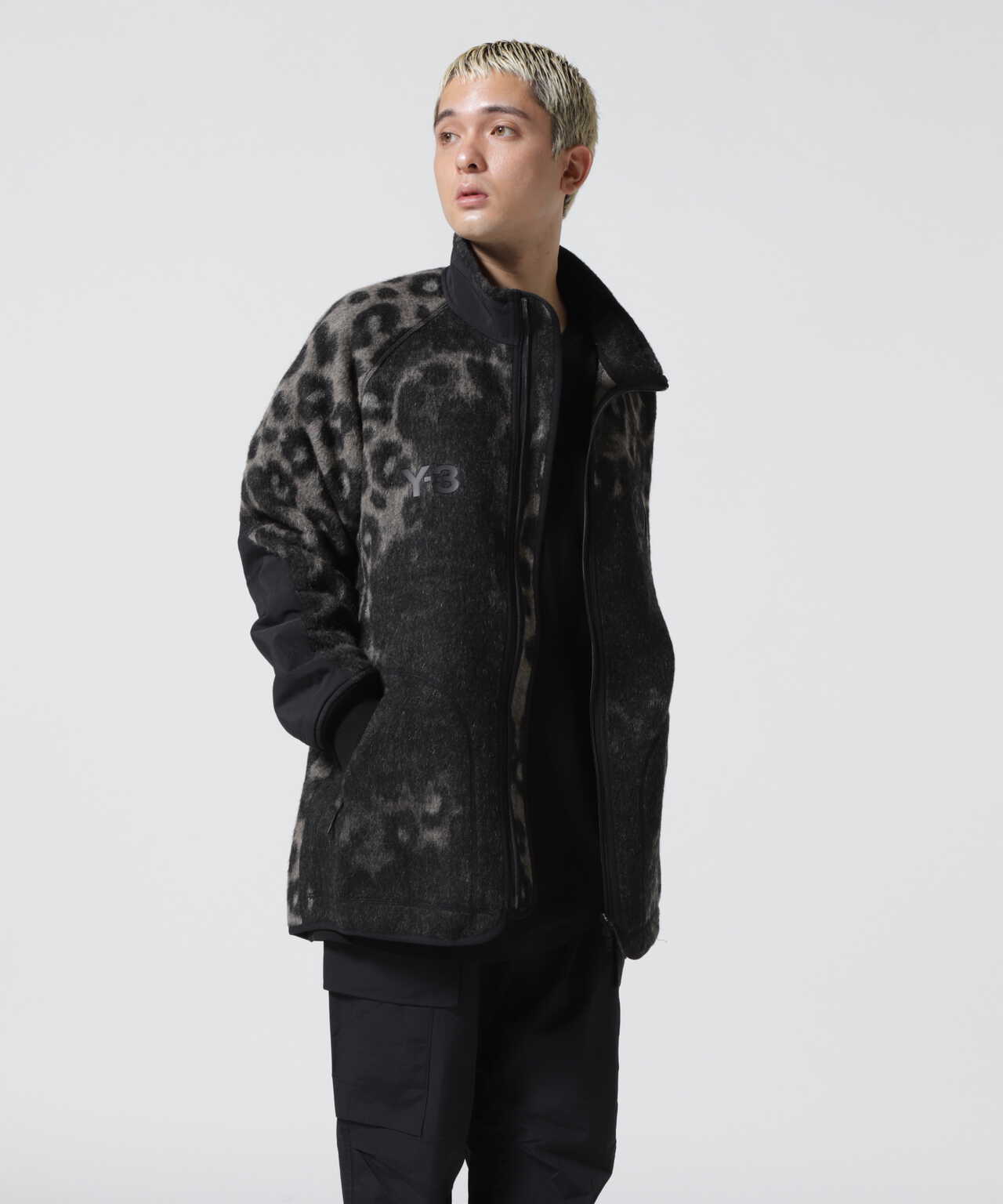 Y-3/ワイスリー/U LEOPARD FLEECE JACKET/レオパードフリース 