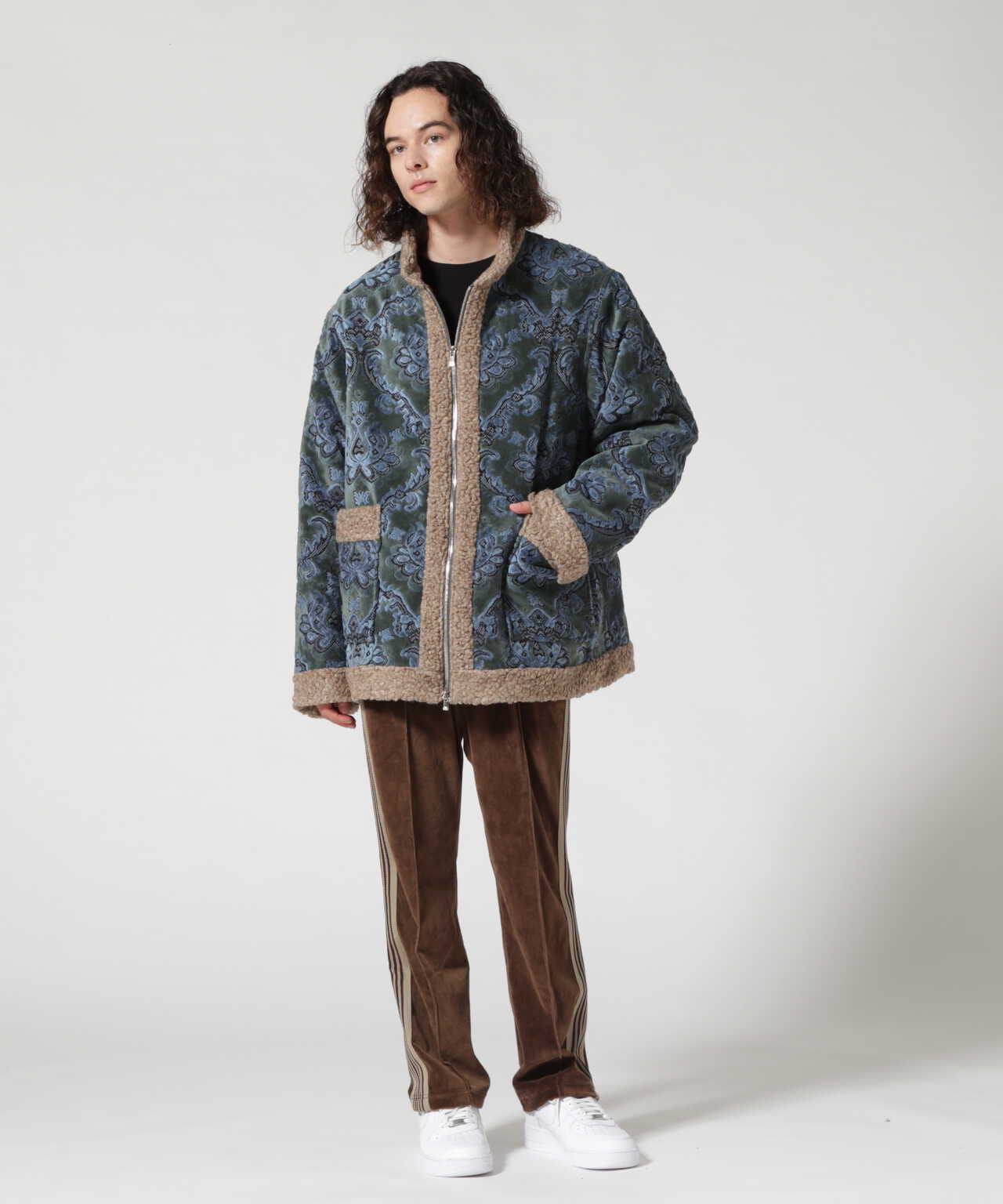 袖丈6422aw needles tibetan jacket