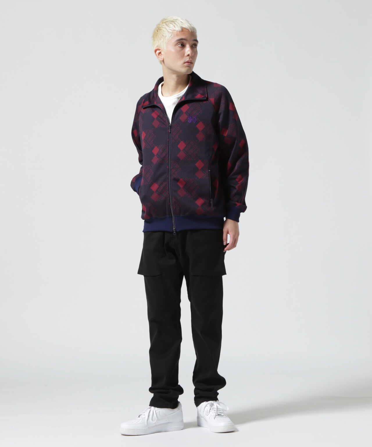 Needles TRACK JACKET POLY JQ Papillon