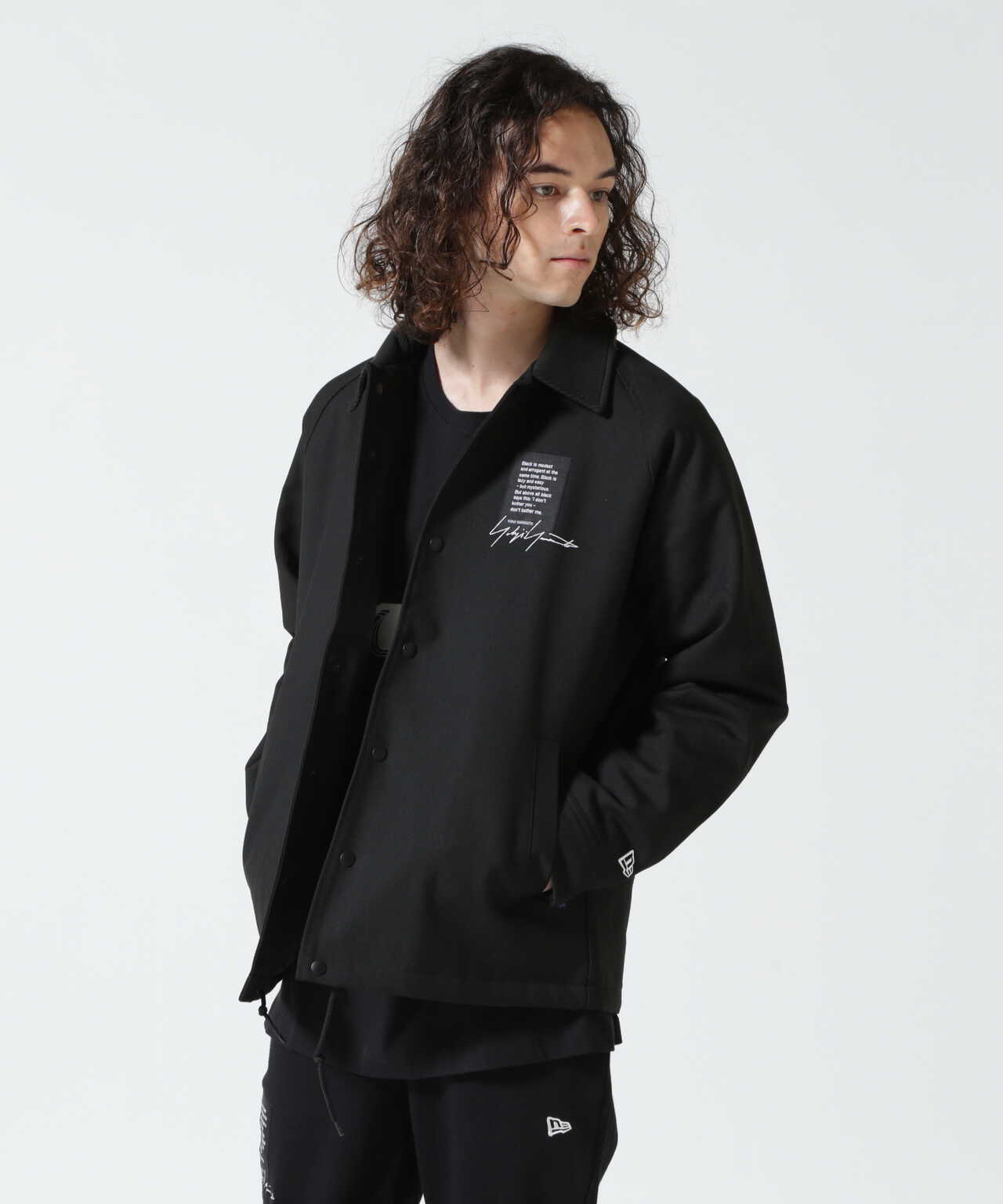 約495cmヨウジヤマモト　ニューエラ　コーチジャケット　YOHJI new era