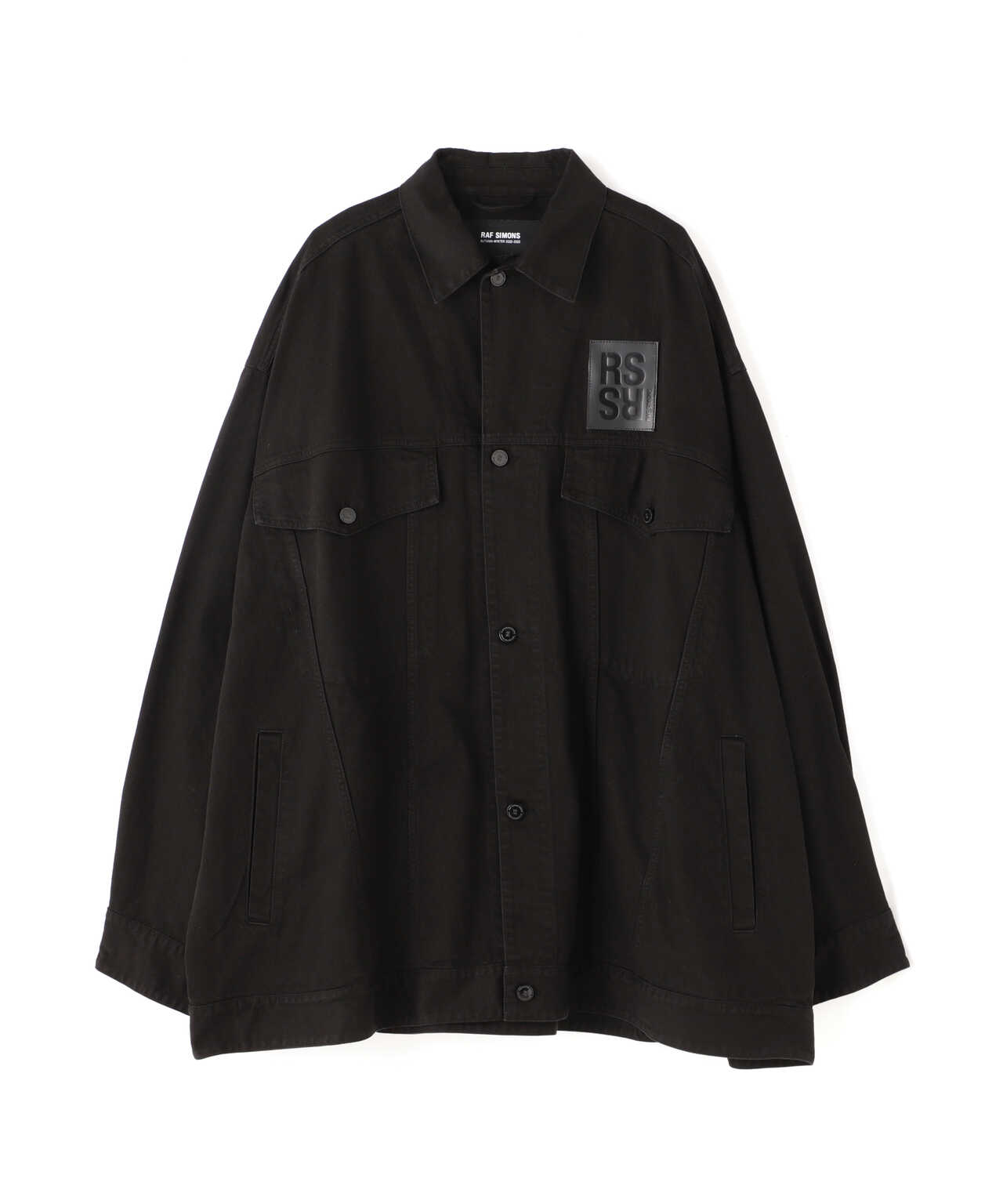 RAF SIMONS/ラフシモンズ/Denim Jacket With Leather Patch | LHP