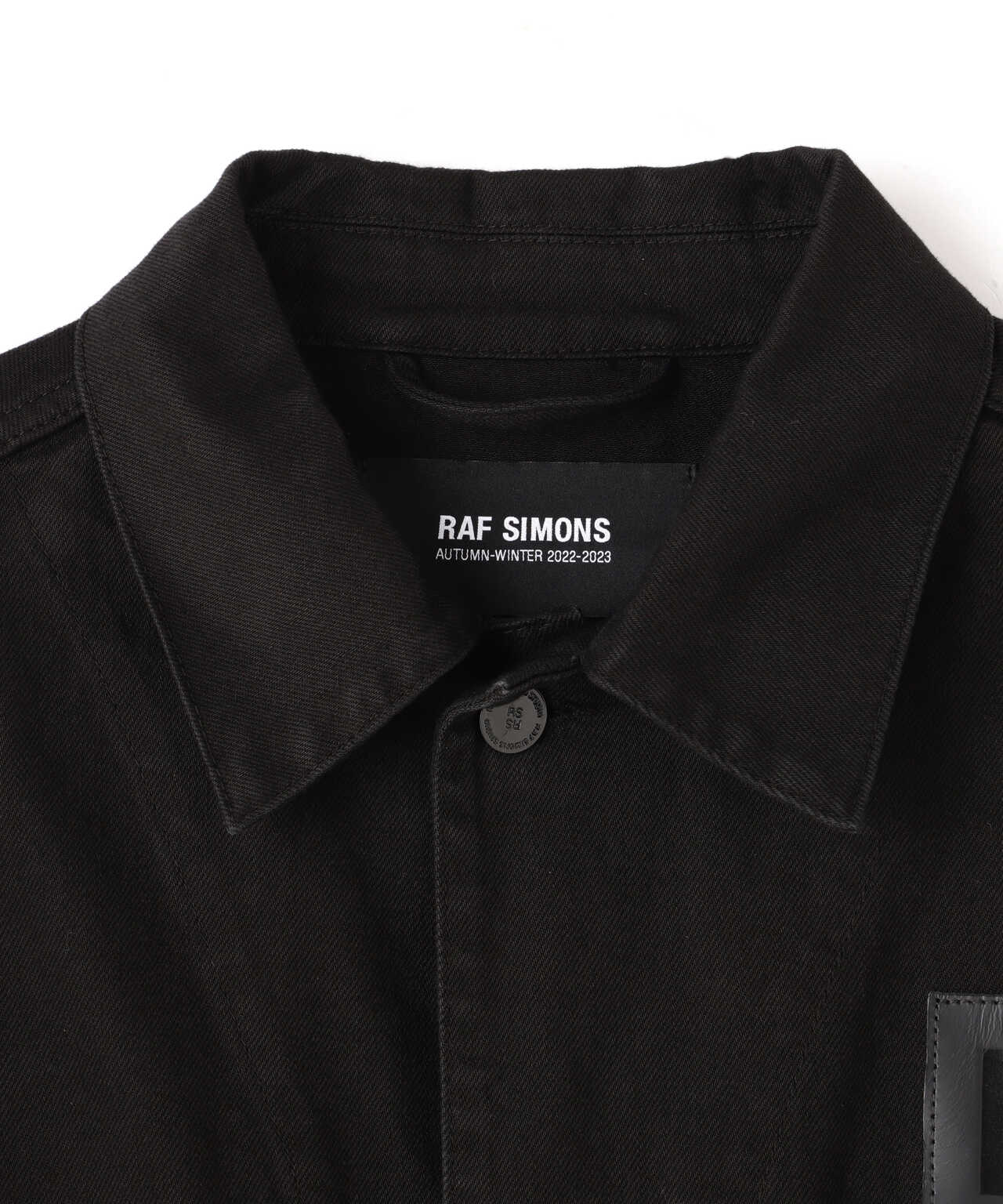 RAF SIMONS/ラフシモンズ/Denim Jacket With Leather Patch | LHP ...