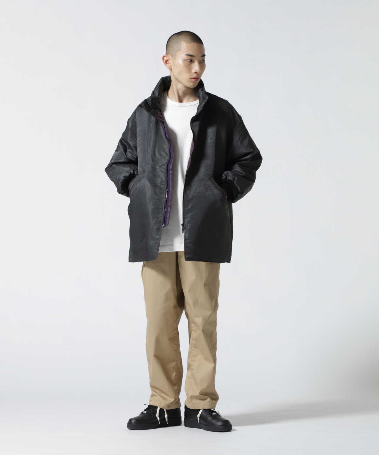 Needles/ニードルス/HOODED DOWN SUR COAT-CRYSTAL POLY PAPILLON JQ.