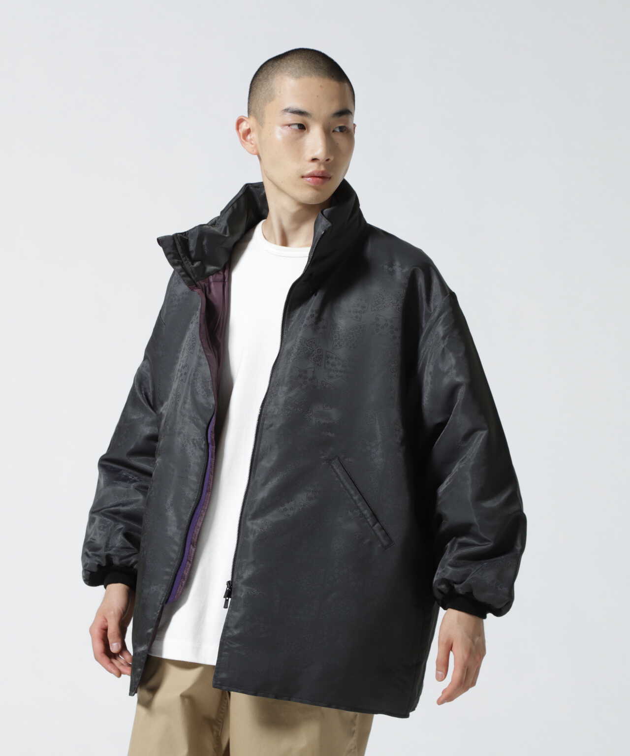 Needles/ニードルス/HOODED DOWN SUR COAT-CRYSTAL POLY PAPILLON JQ.