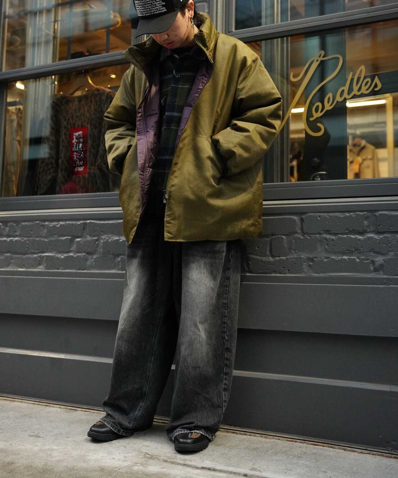 2002年春 Needles ダウンジャケット Hooded Down Sur Coat L | ochge.org