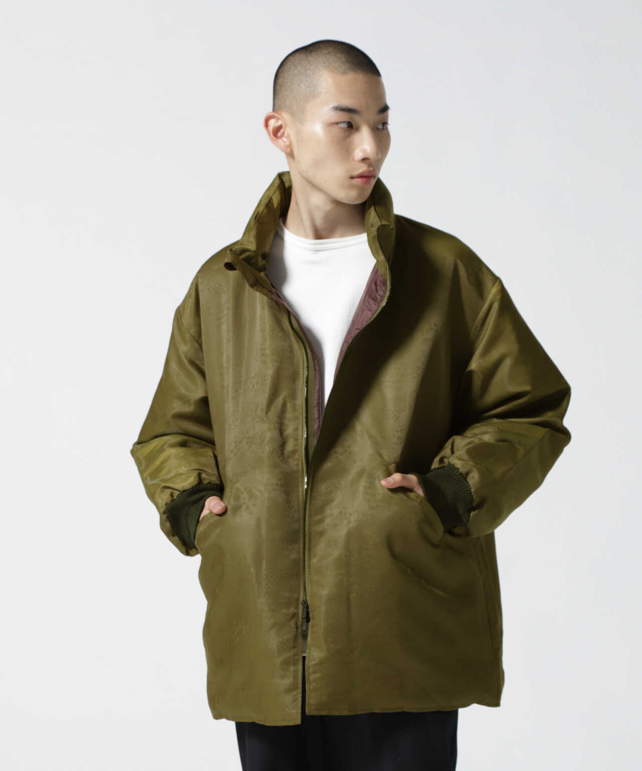 Needles ダウンジャケット Hooded Down Sur Coat L-