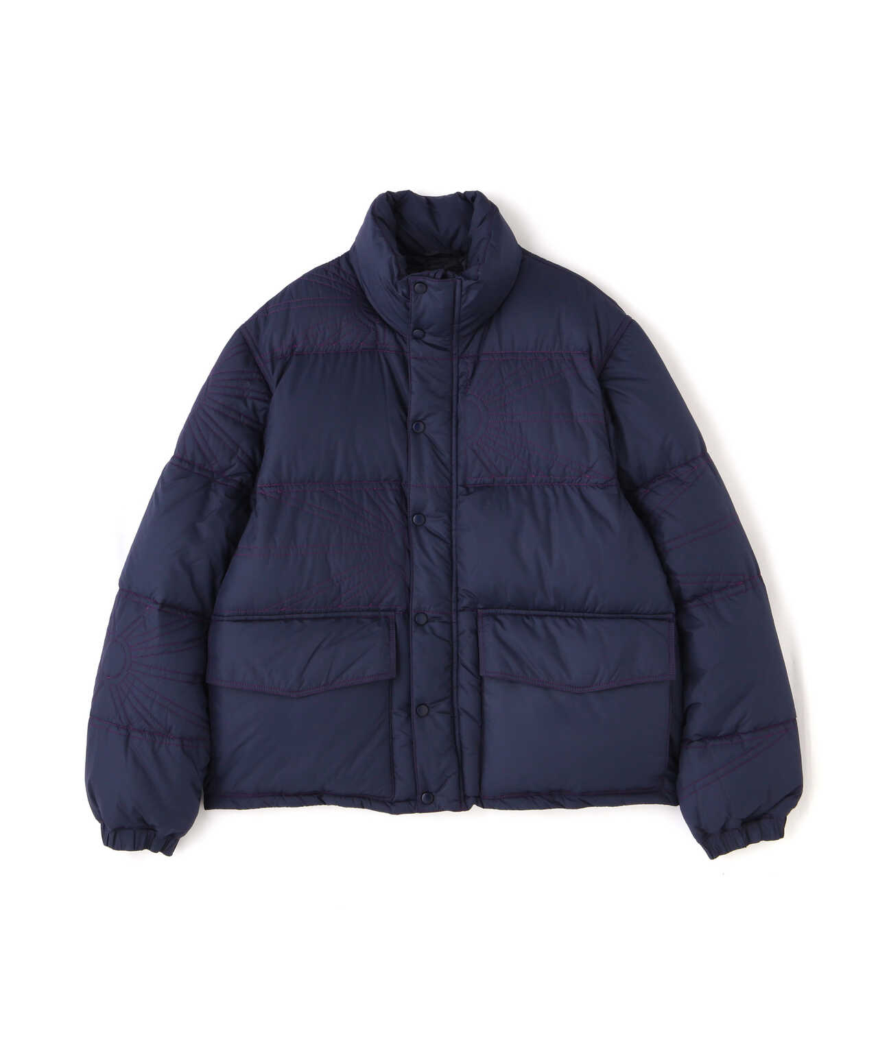 RASSVET(PACCBET)/ラスベート/LOGO PUFFER WOVEN JACKET/ウーブン