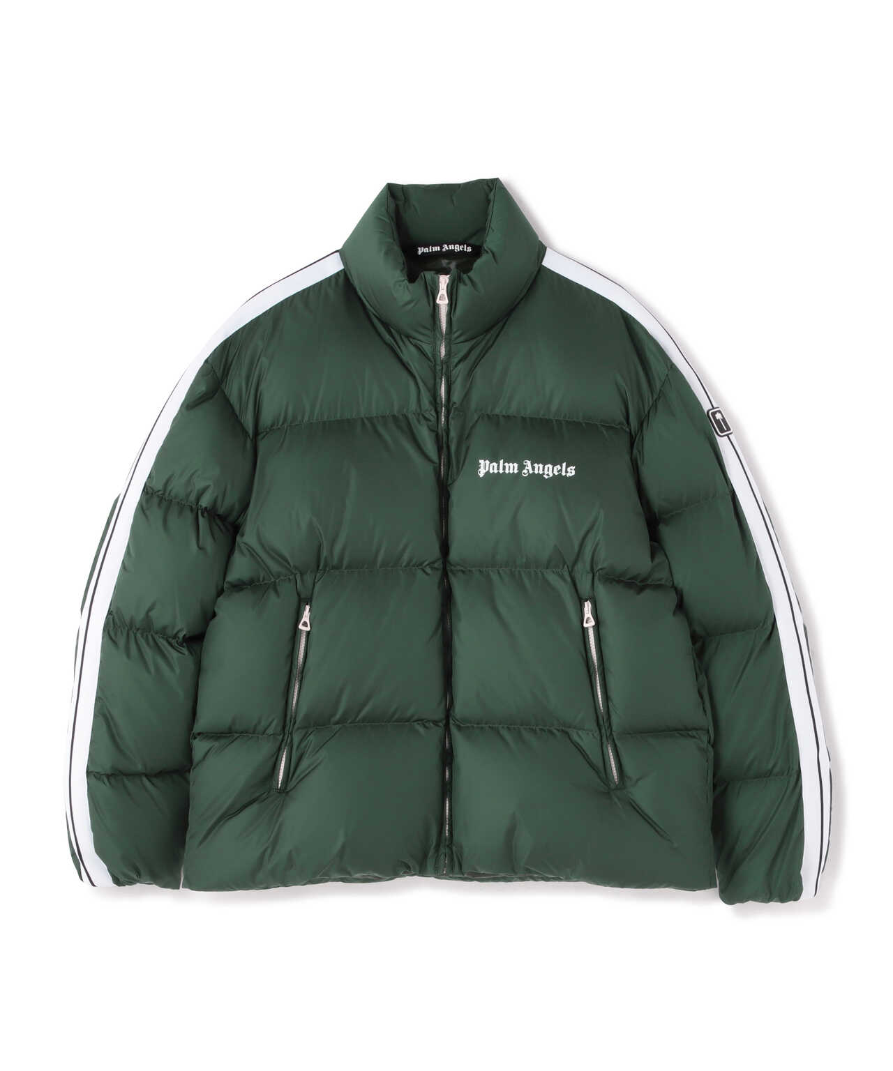 Mens Palm Angels green Down-Filled Puffer Jacket