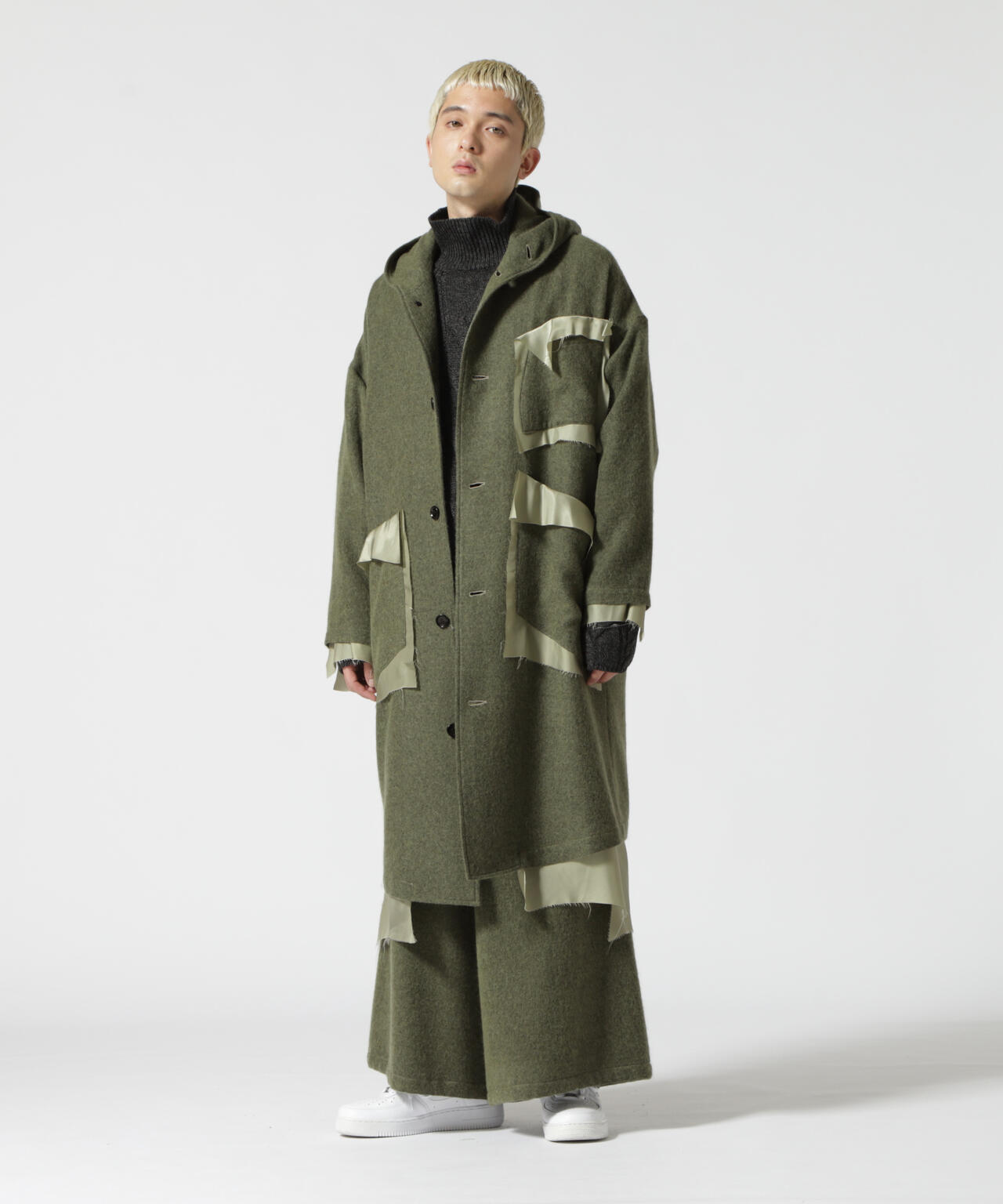 【DESCENTE PAUSE 】HOODED OVER COAT