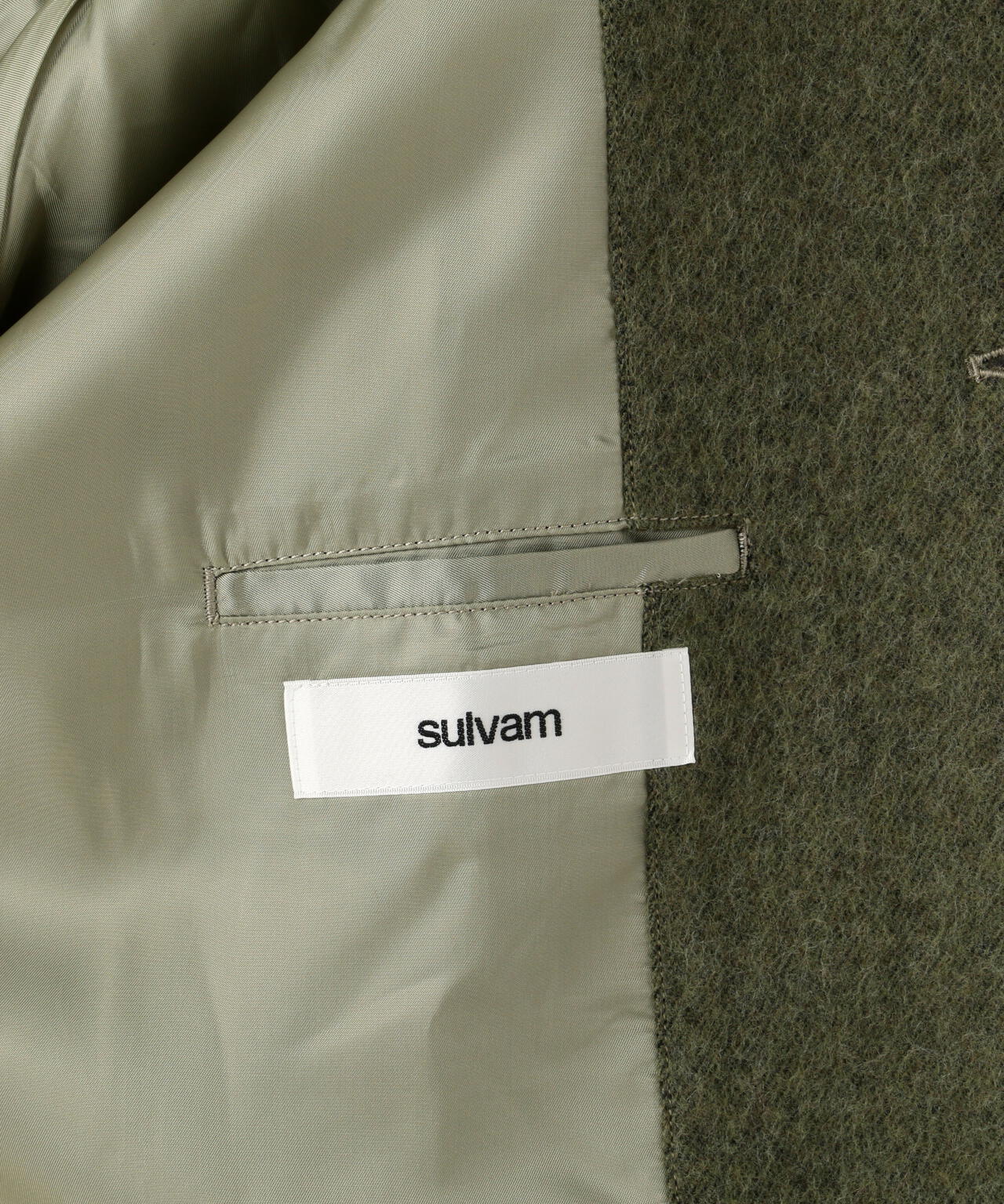 sulvam/サルバム/HOODED OVER COAT/フーデッドオーバーコート