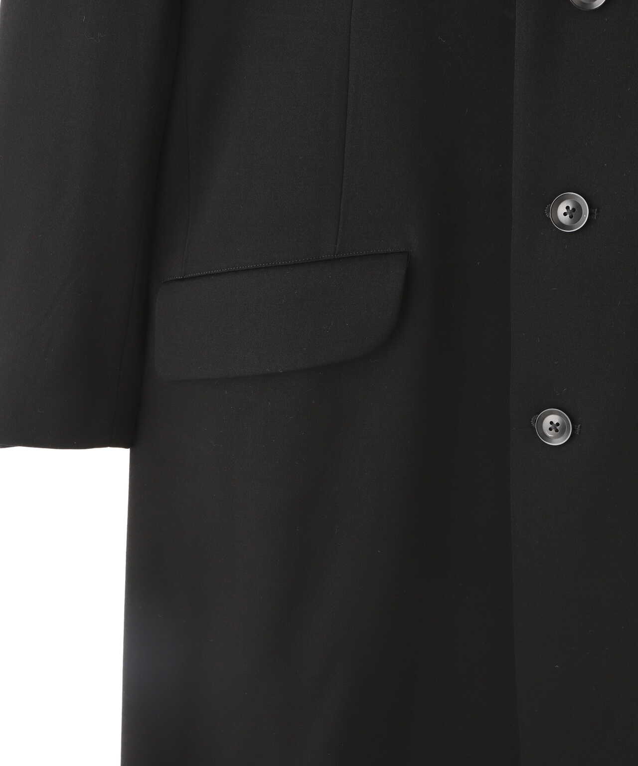 Yohji Yamamoto/ヨウジヤマモト/WOOL TUXEDO RIGHT LAPEL PATCH LONG