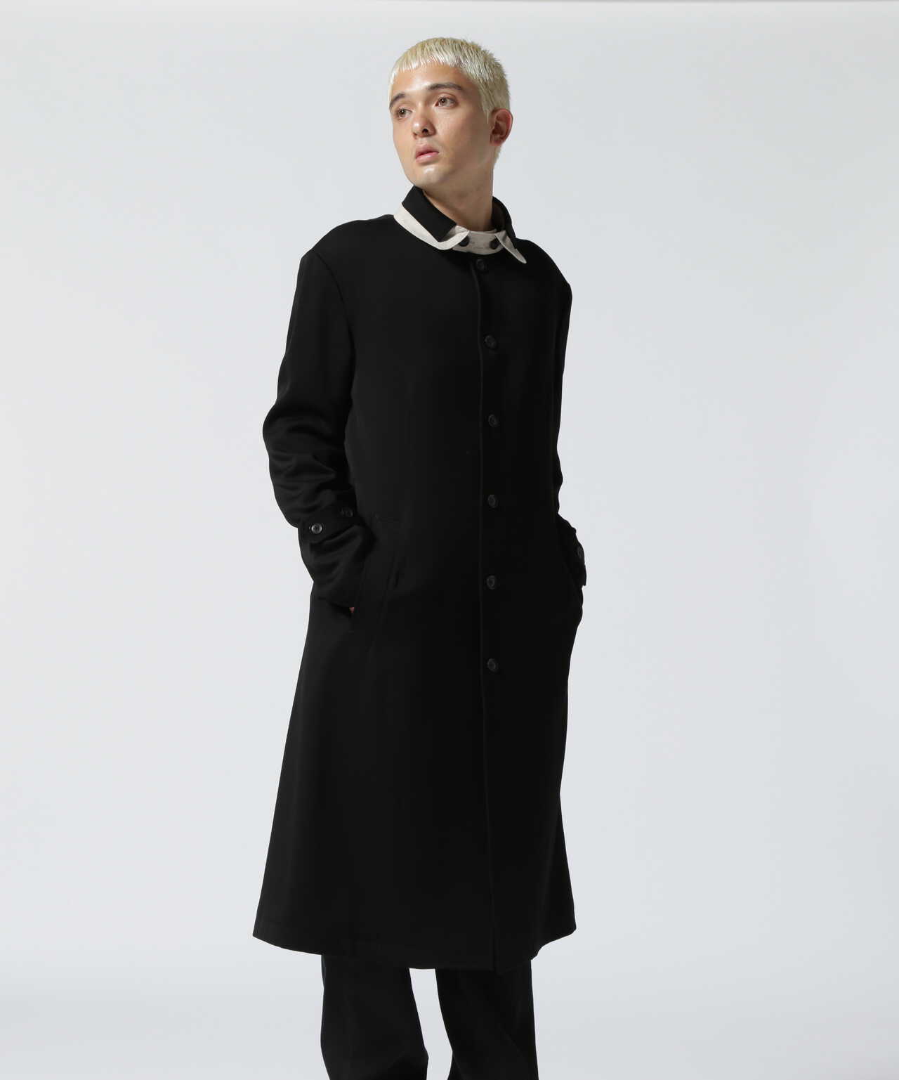 YohjiYamamoto/ヨウジヤマモト/WOOL TUXEDO LAYERED COLLAR JACKET 