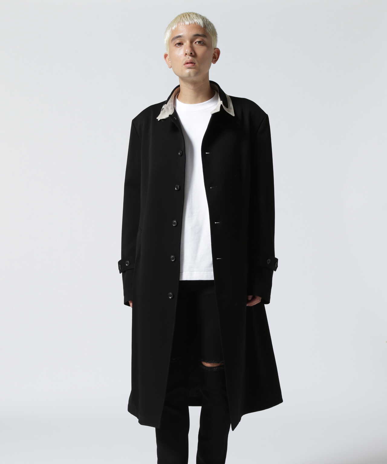 YohjiYamamoto/ヨウジヤマモト/WOOL TUXEDO LAYERED COLLAR