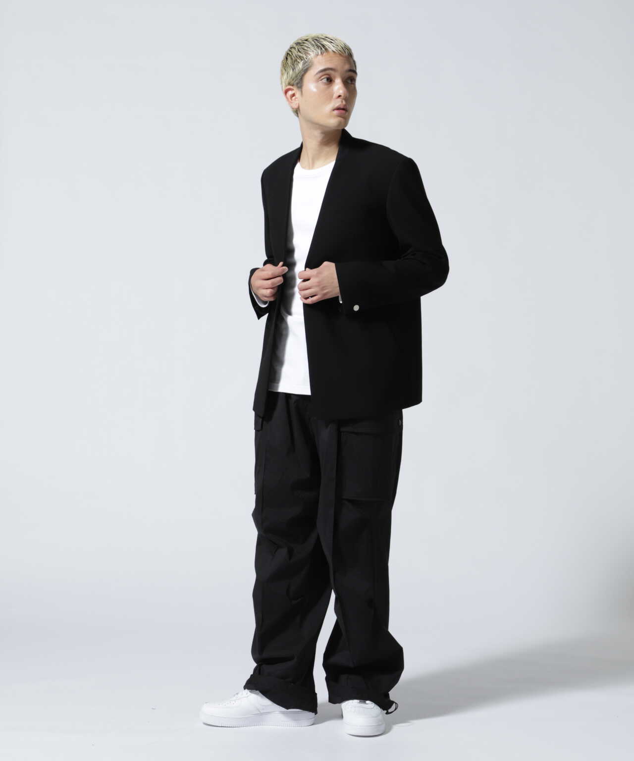 th.products/ティーエイチプロダクツ/Peaked less Double Jacket/ノー 