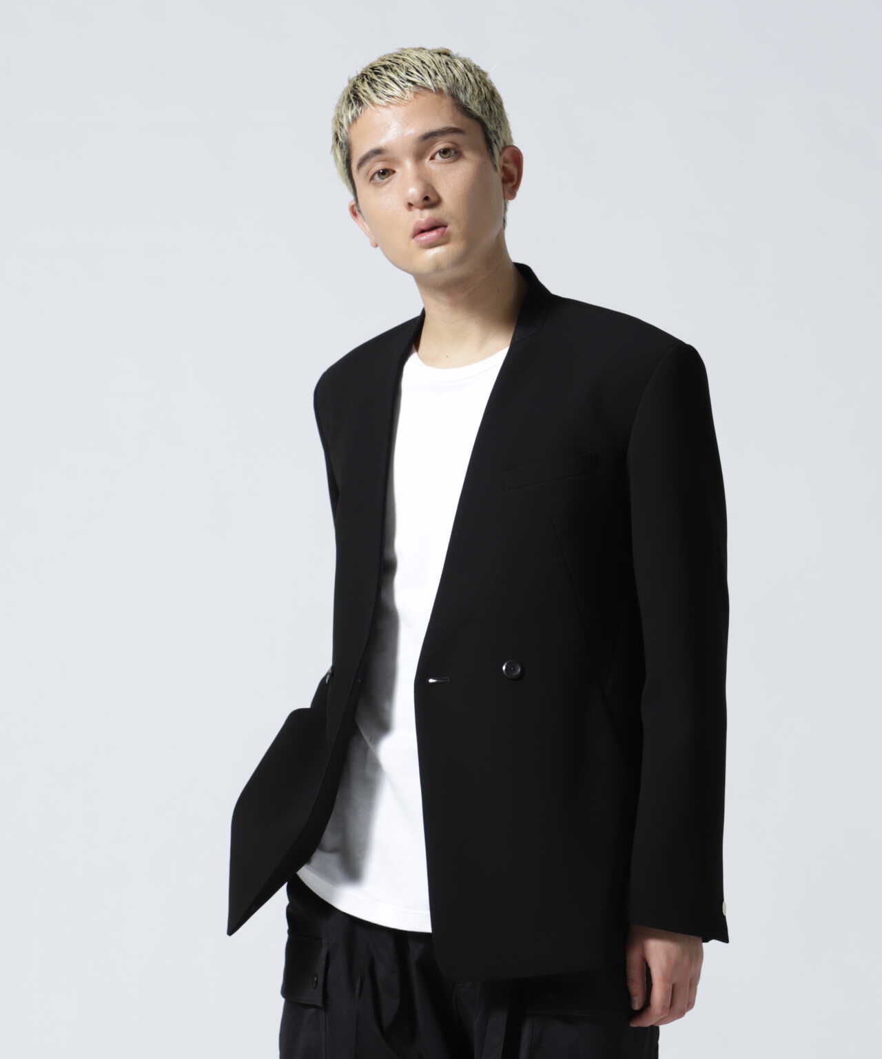 th.products/ティーエイチプロダクツ/Peaked less Double Jacket/ノー ...