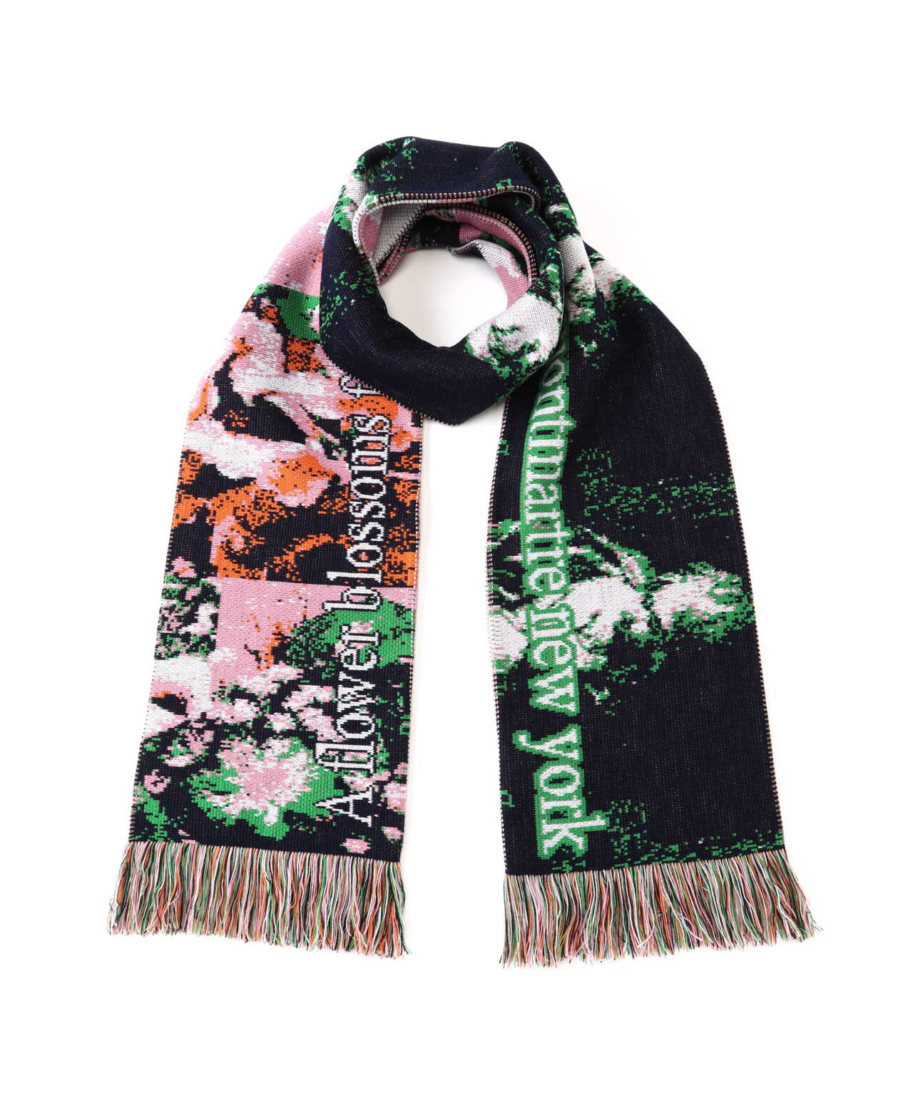 MONTMARTRE NEW YORK/モンマルトル ニューヨーク/Pink Oeil Scarf 