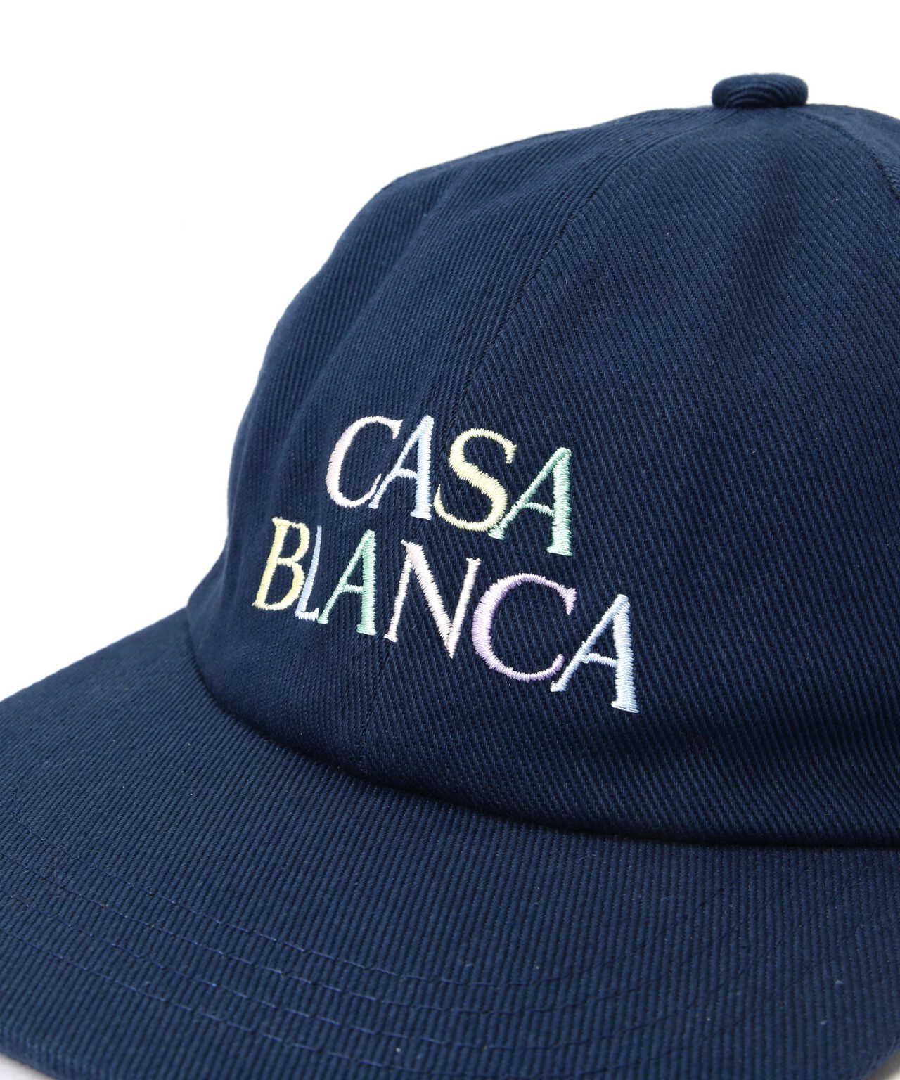 CASABLANCA/カサブランカ/STACKED LOGO EMBROIDERED CAP/ロゴキャップ 