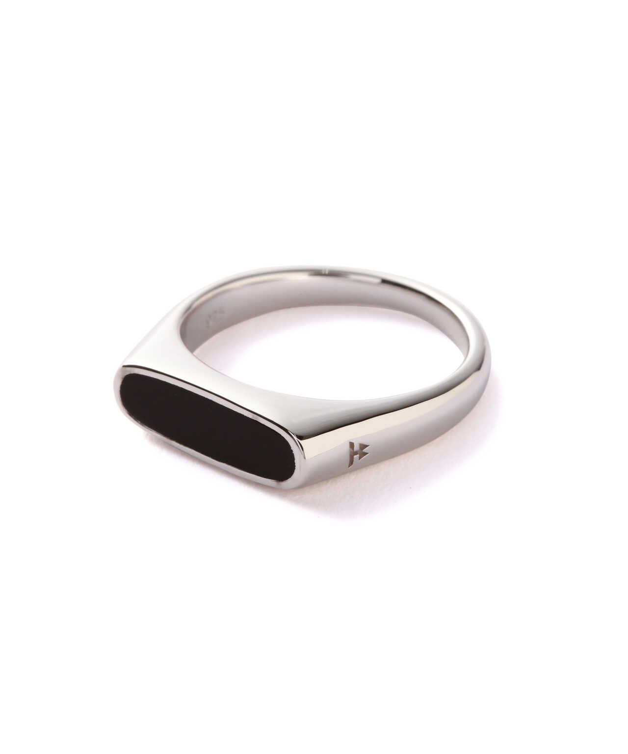 TOMWOOD / トムウッドMario Ring Onyx シルバー-