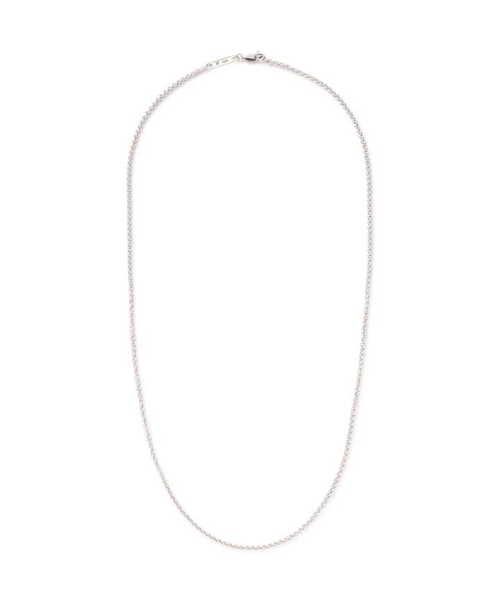 トムウッド Silver Herringbone Chain Necklace
