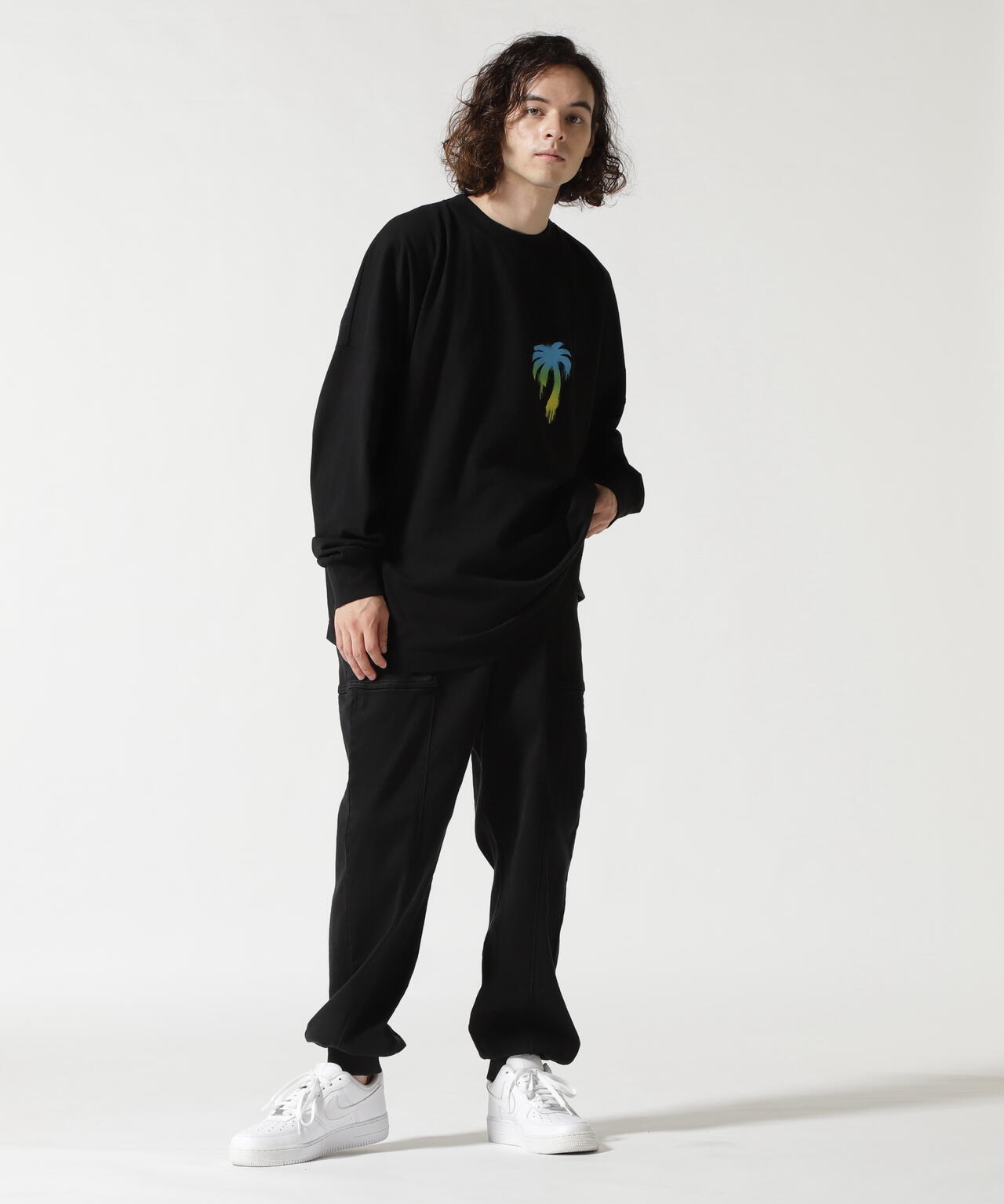 DankeSchon/ダンケシェーン/TCBLK GARDENER PANTS/TCブラック