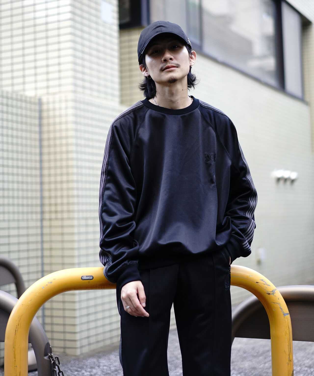 NEEDLES/ニードルス/LHP ‎Exclusive Track Crew Neck Shirt - Poly