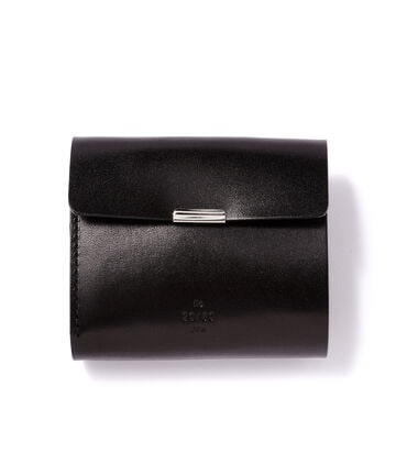 【20/80】トゥエンティーエイティー/TOCHIGI LEATHER FOLDED WALLET WITH FLAP/レザーウォレット