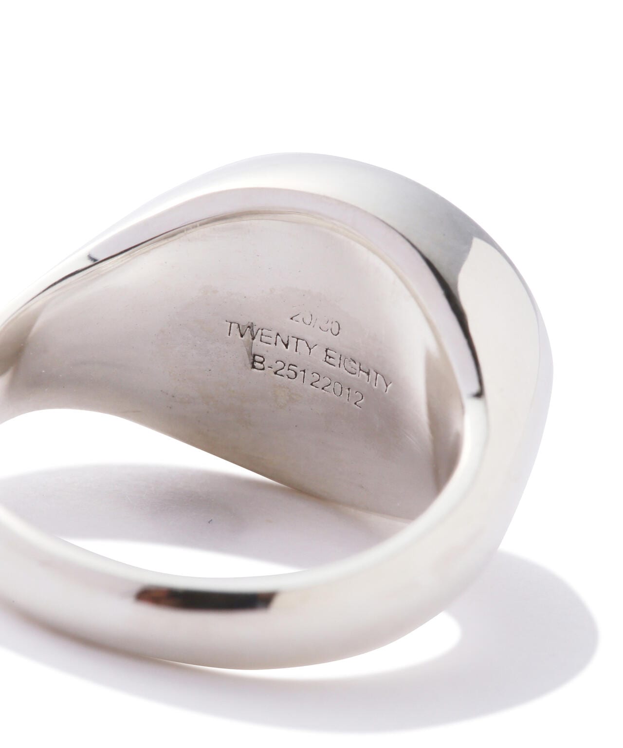 20/80】トゥエンティーエイティー/ STERLING SILVER SIGNET RING | LHP