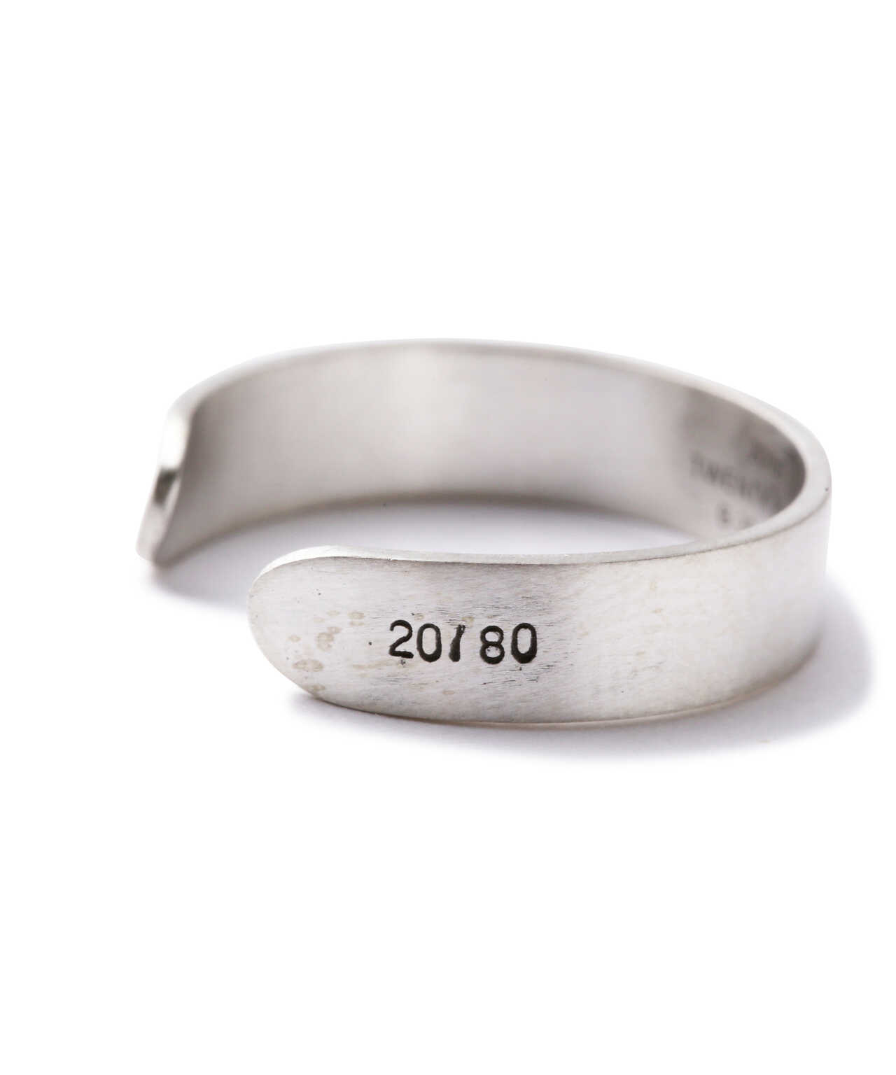 20/80】トゥエンティーエイティー/ STERLING SILVER ID RING 5mm