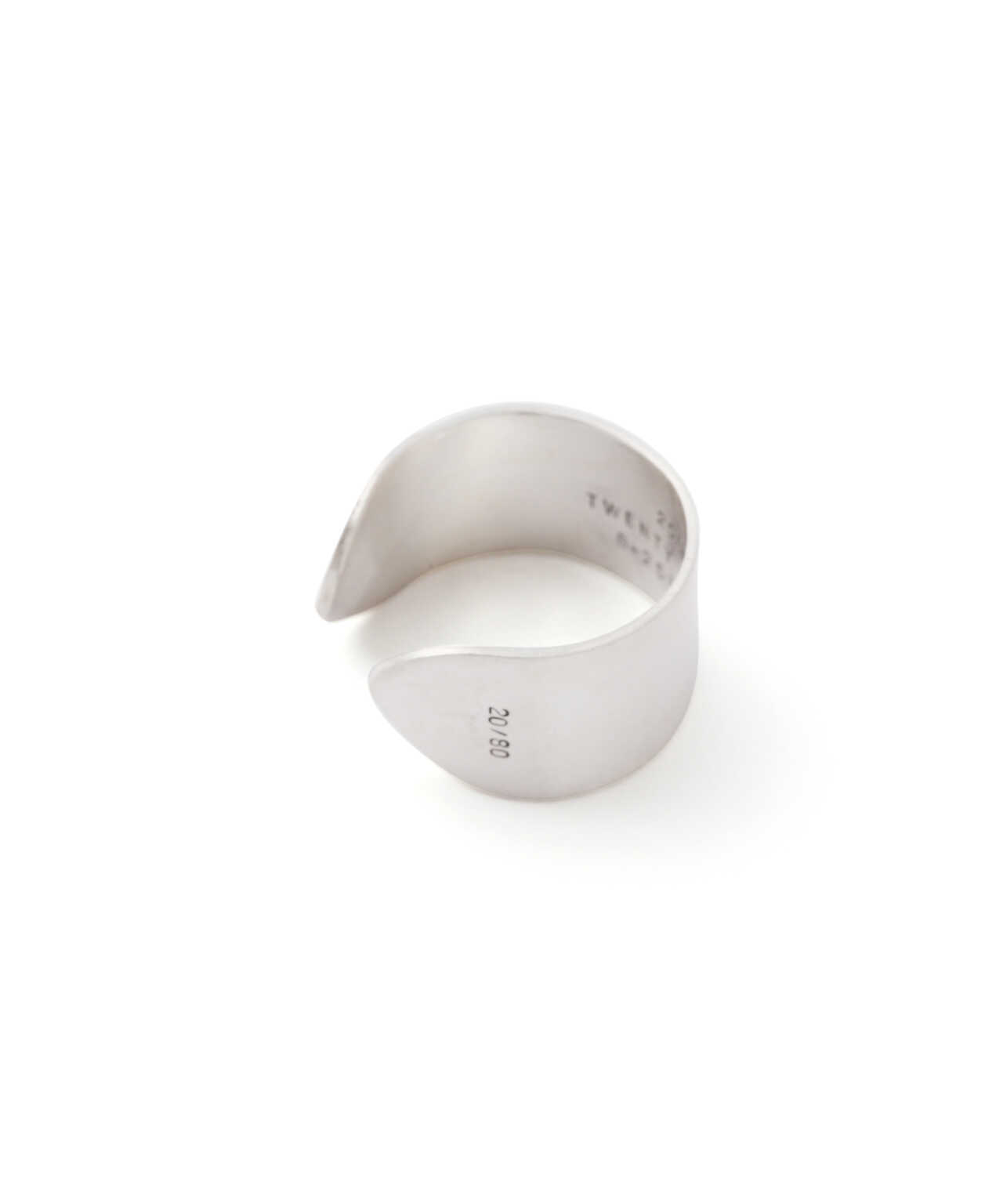 20/80】トゥエンティーエイティー/ STERLING SILVER ID RING 13mm