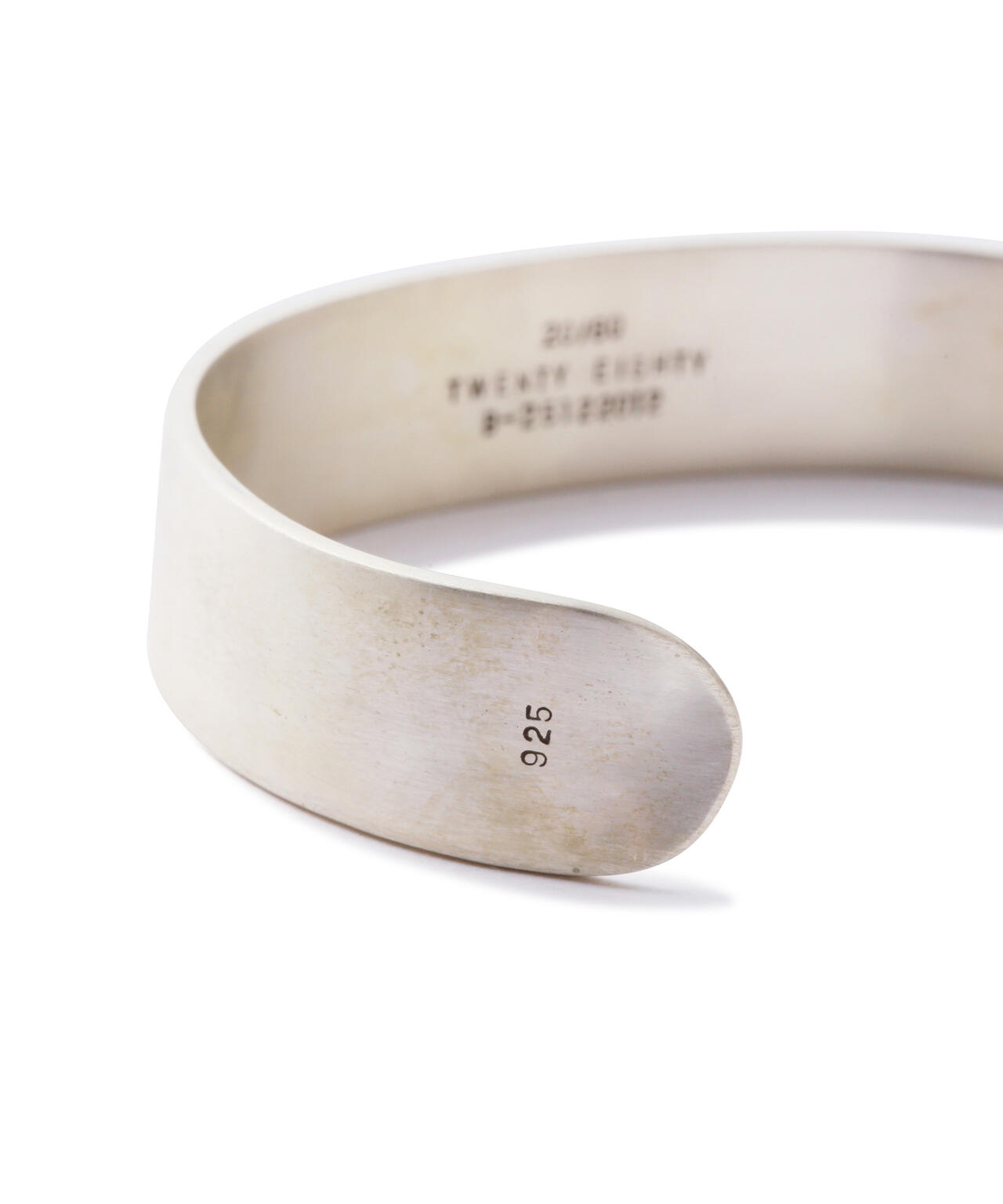 20/80】トゥエンティーエイティー/ STERLING SILVER ID BANGLE 13mm 