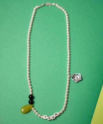 flan/フラン/[L.H.P Customizing Order] Pearl with Mugungwha Necklace/LHP限定