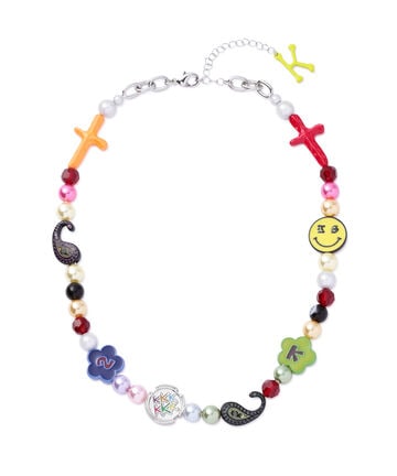 SAD REBORN DOLLS(SALUTE)×KKKKKK Smiley Flower Neckless/スマイリーフラワーネックレス