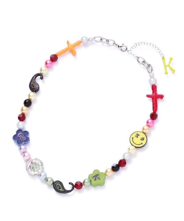 SAD REBORN DOLLS(SALUTE)×KKKKKK Smiley Flower Neckless/スマイリーフラワーネックレス