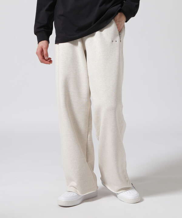 白木/黒塗り 23SS SUGARHILL ZIP-UP SWEAT TROUSERS | irai.co.id