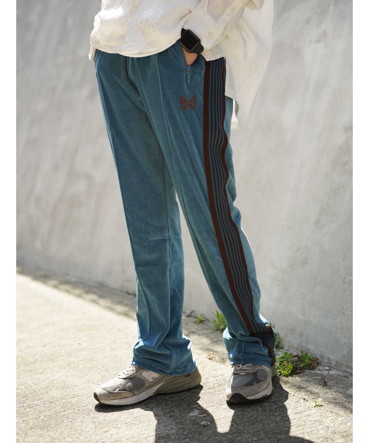 NEEDLES/ニードルズ/Narrow Track Pant - Ｃ/PE Velour/ナロートラックパンツ ベロア | LHP (  エルエイチピー ) | US ONLINE STORE（US オンラインストア）