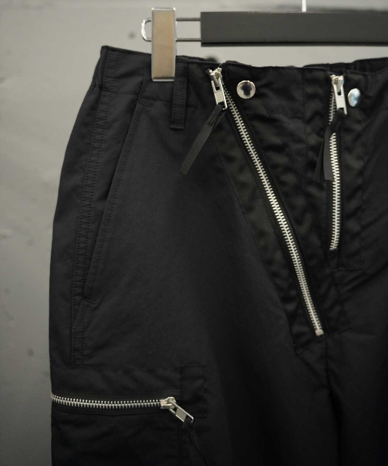 ALMOSTBLACK/オールモストブラック/ZIP UP PANTS/ジップアップパンツ ...