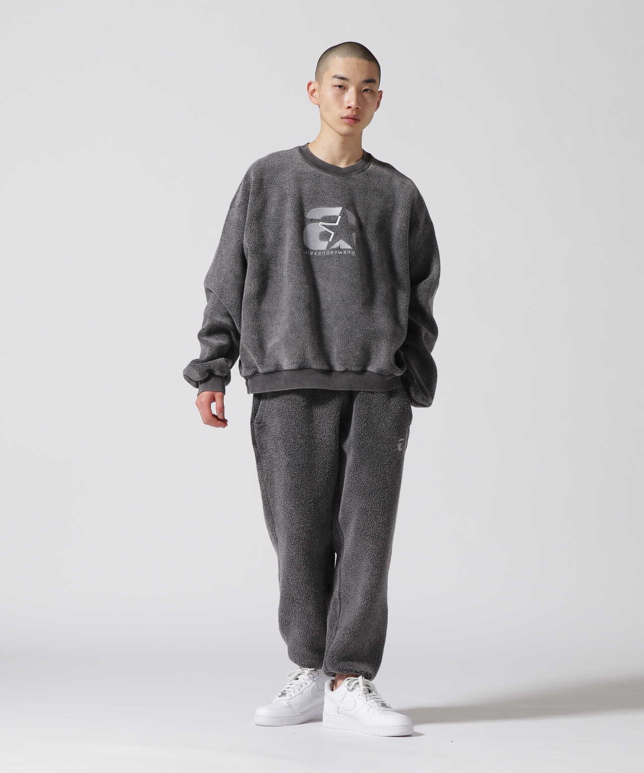 alexanderwang/アレキサンダーワン/CLASSIC SWEAT WITH SPORTY LOGO ...