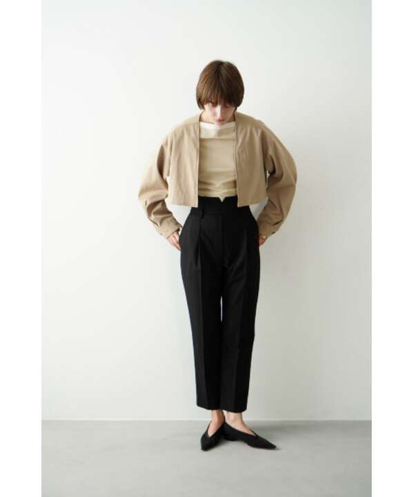 CLANE/クラネ/HIGH WAIST TAPERED PANTS