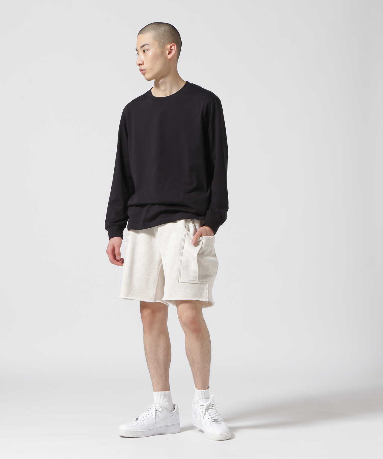 SUGARHILL/シュガーヒル/ZIP-UP SWEAT TROUSERS/ジップアップハーフ 