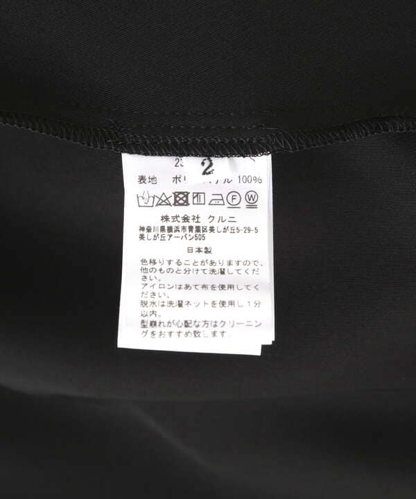 CULLNI/クルニ/Double Satin Chin Tab Shirt/ダブルサテンチンタブシャツ/22-AW-018