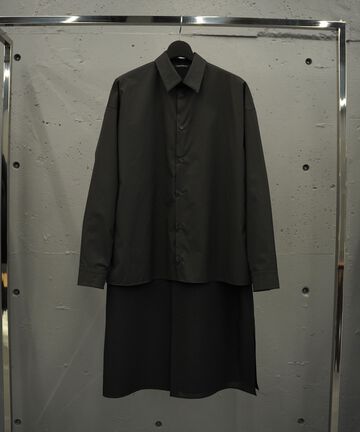 ALMOSTBLACK/オールモストブラック/SHIRT 2/2WAYシャツ