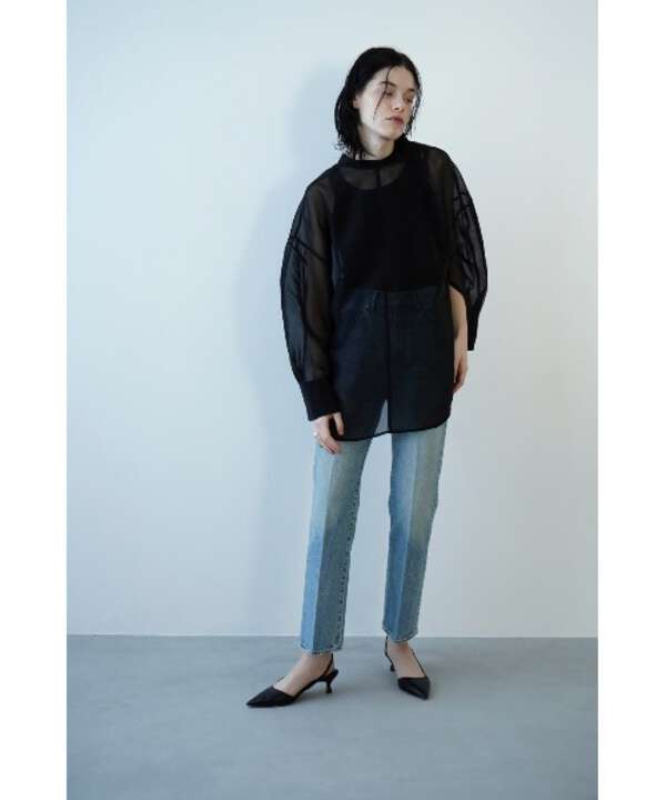 CLANE/クラネ/W FACE SHEER SHIRT