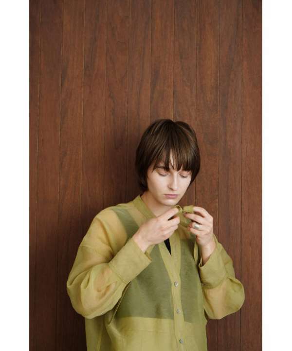 CLANE/クラネ/W FACE SHEER SHIRT