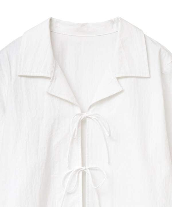 CLANE/クラネ/COMPACT RIBBON SHIRT